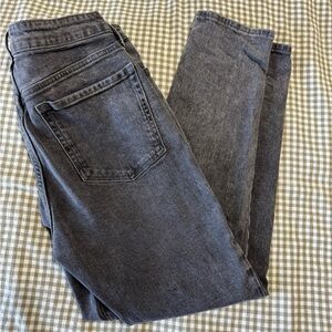 Gray old navy og straight high-rise size 8